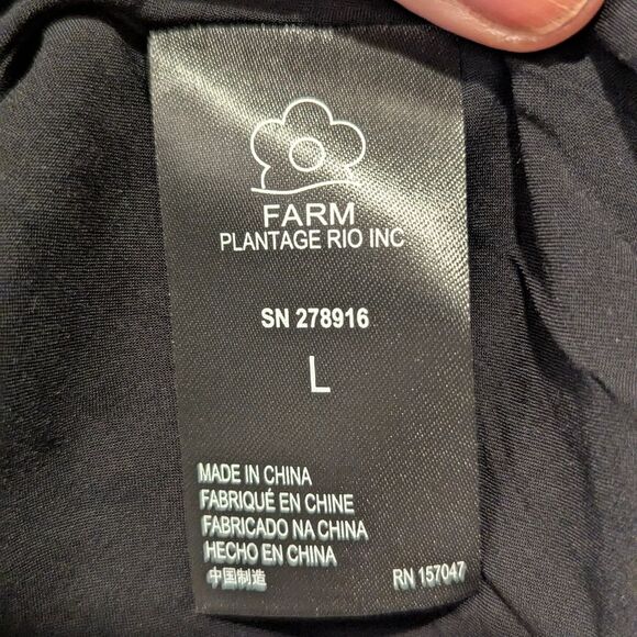 New Farm Rio Anthropologie Sleeveless Long Midi Slip Dress Pleade Sz L Boho - Picture 10 of 14